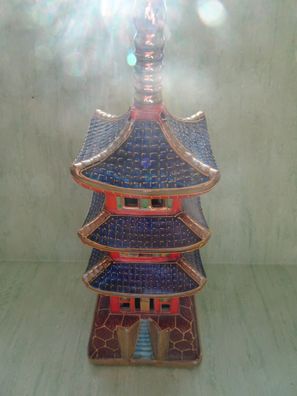 alte Rauchverzehrer Porzellan Asien Pagode Tempel Teehaus gemarktet