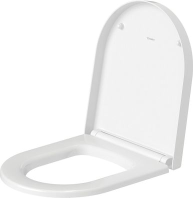 Duravit WC-Sitz ME by Starck Compact mit Absenkautom., Scharniere edelstahl, weiss