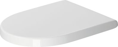 Duravit WC-Sitz Starck 3 mit Softclose Scharniere Edelstahl weiß