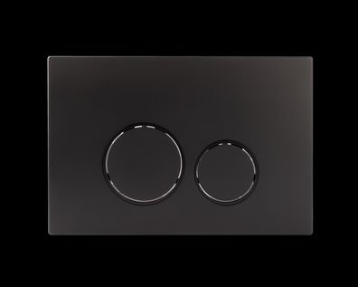 DOPPIO 35 Betätigungsplatte schwarz, passend für Geberit Raybro