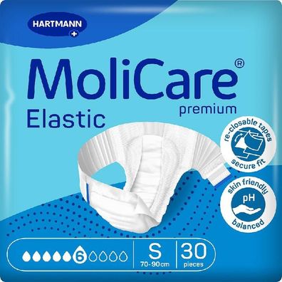 MoliCare® Premium Elastic 6 Tropfen Gr. S 30 Stück
