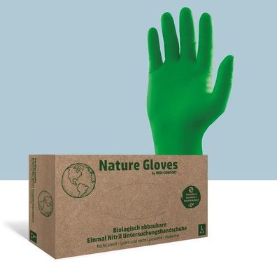 Nature Gloves Nitrilhandschuhe grün Gr. S