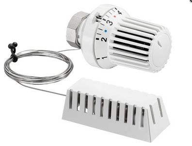 Oventrop (Uni XH) Thermostat m. Fernfühl. Flüssigfühler, mit Nullstellung, weiß