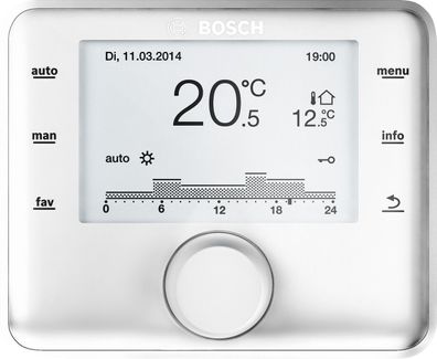 Bosch Außentemperaturgeführter Regler CW 400 f b. z 4 HK u 2 WW-Ladekreise