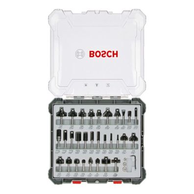 Bosch
Freihandfräser-Set. 6-mm-Schaft. 30-teilig