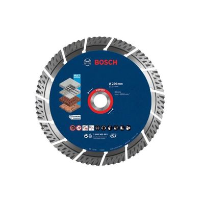 Bosch
Expert MultiMaterial Diamanttrennscheiben, 230 x 22,23 x 2,4 x 15 mm