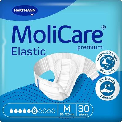 MoliCare® Premium Elastic 6 Tropfen Gr. M 30 Stück