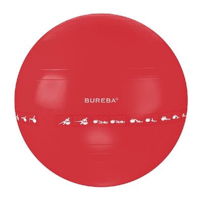 Bureba Ball 65 cm rot inkl. Handpumpe