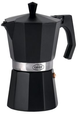 Camp4 Espressokocher NERO - Kaffeebereiter f?r 6 Tassen