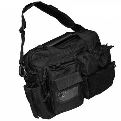 MFH Einsatz Tasche schwarz mit Schultergurt und Tragegriff 40 x 27 x 23 cm