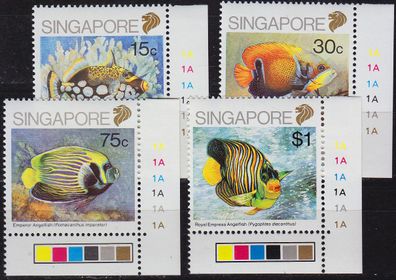 Singapur Singapore [1989] MiNr 0579-82 ( * */ mnh ) Fische
