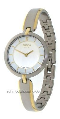 Boccia Damen Titan Uhr bicolor 3164-03