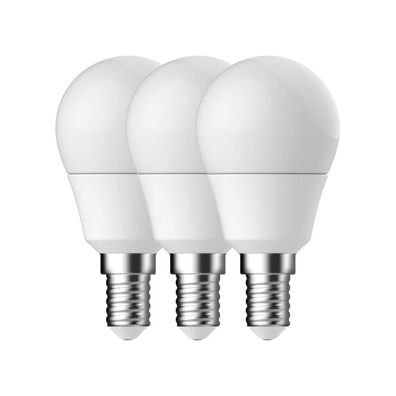 Nordlux Energetic LED Leuchtmittel E14 G45 3er Set weiß 250lm 2700K 3,5W 80Ra 225° 4,