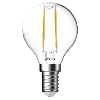 Nordlux Energetic LED Leuchtmittel E14 G45 Filament klar 470lm 4000K 4W 80Ra 360° 4,5