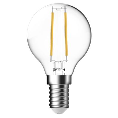 Nordlux Energetic LED Leuchtmittel E14 G45 Filament klar 470lm 2700K 4W 80Ra 360° 4,5