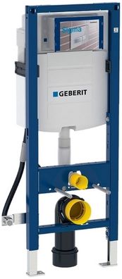 Geberit Duofix WC-Element mit Sigma UP-Spülkasten 120mm, barrierefrei, Bauhöhe ...