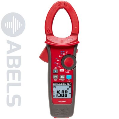 Profi TRUE RMS Stromzangen-Multimeter Benning CM 10-PV (044683) für PV-Anlagen