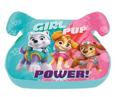 Kinder Auto-Sitzerhöhung: "Paw Patrol Girls", Girl Pup Power, EC Norm 129