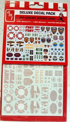 AMT MKA034 de Luxe Decal Pack NYC Auxiliary Services Logos neu 2019