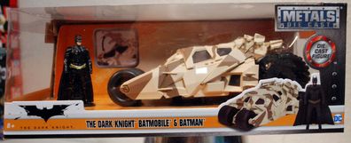 2008 Batmobile Camouflage mit Batman The Dark Knight 1:24 Jada 98543
