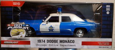 1974 Dodge Monaco Chicago Police Department 1:24 Green Light 85541