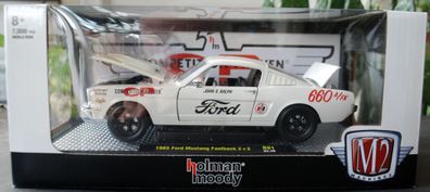 1965 Ford Mustang Fastback 2 + 2 Holman Moody 1:24 M2Machines 40300