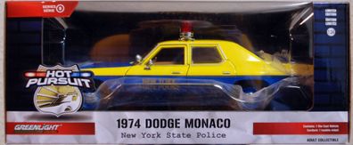 1974 Dodge Monaco New York State Police 1:24 Green Light 85551