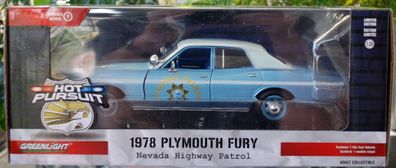 1978 Plymouth Fury Nevada Highway Patrol Ser. 7 1:24 Green Light 85573