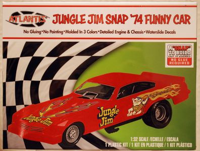 Atlantis 1119 Russell James Liberman Jungle Jim Vega Funny Car 1:32 Snap Bausatz