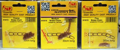 CMK 1013 - 1015 Ketten Messing Chains Brass von 2,0 bis 3,8 mm