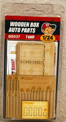 Doozy 037 Wooden Box Auto Parts Palette Holz Box 1:24