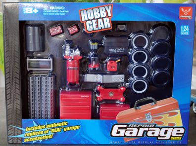Hobby Gear 18420 Garage Werkstatt Zubehör Repair Garage 1:24