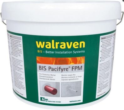 Walraven Brandschutzmörtel Pacifyre FPM Mörtelpulver (A1 bzw. MG III) 15 kg