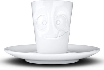 Fiftyeight Products Espresso Mug mit Henkel - lecker weiß