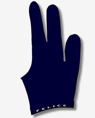 Billard-Handschuh, FELICE "DUNKELBLAU", für rechte und linke Hand,