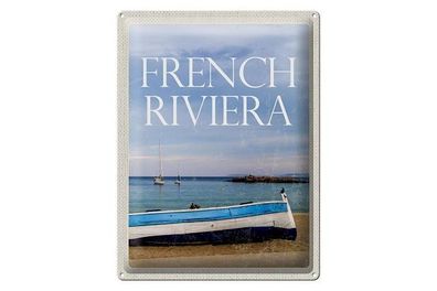 Blechschild 40 x 30 cm Urlaub Reise Frankreich France French Riviera