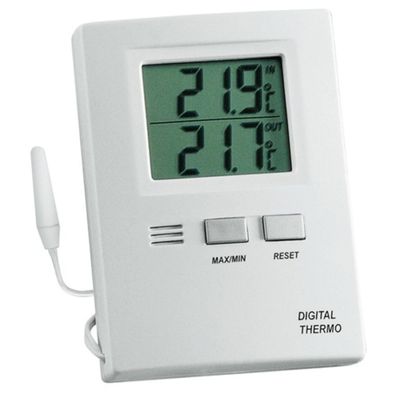 TFA Dostmann GMBH + 
Thermometer Messber. auß.-50 b.70GradC/ in.-10 b.60G