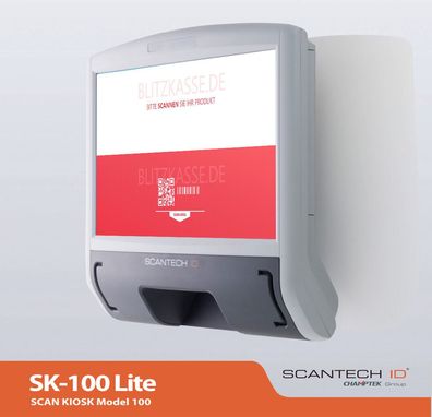 Scantech-ID / Champtek SK-100 Lite Price Checker 10" Touch mini Internet Kiosk