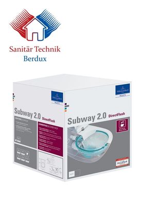Villeroy & Boch Subway 2.0 WC Combi Pack Spülrandlos CeramicPlus V&B 5614R2R1