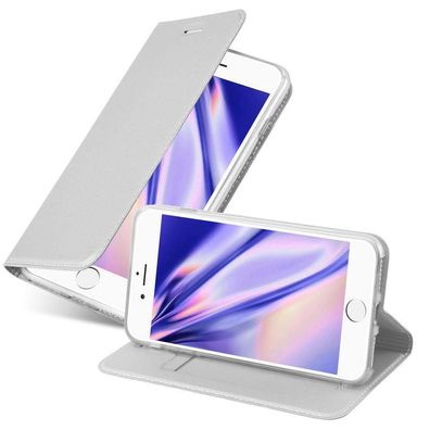 Cadorabo Hülle kompatibel mit Apple iPhone 7 / 7S / 8 / SE 2020 in CLASSY SILBER ...