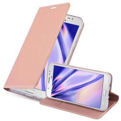 Cadorabo Hülle kompatibel mit Samsung Galaxy J5 2016 in CLASSY ROSÉ GOLD - Schutzh...