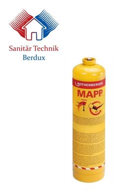 Rothenberger MAPP Gas HPC - SUPER FIRE HOTBOX 3 / 4 -Kartusche 788 ml NEU & OVP
