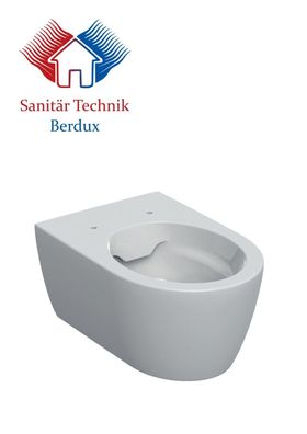 Geberit iCon Set Wand-WC Tiefspüler, geschlossene Form, Rimfree, WC-Sitz NEU