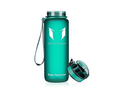 Super Sparrow Tritan Flasche Trinkflasche Wasserflasche Sportflasche 350ml Waldgrün