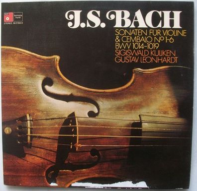 BASF 39 21955-0 - Sonaten Für Violine & Cembalo No. 1-6 BWV 1014-1019
