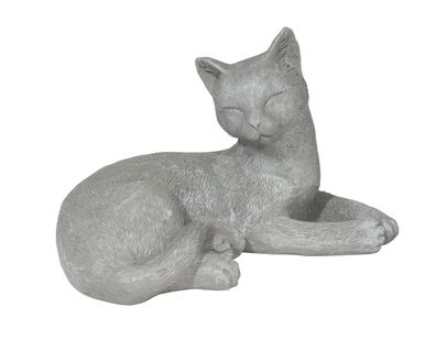 Deko Katze Katzen Garten Tier Figur Skulptur Paar Kind Baby Dekofigur Objekt
