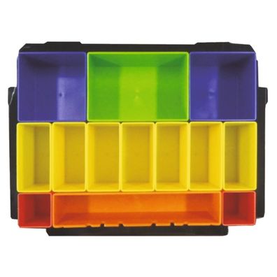Makita
Boxeneinsatz mit farbigen Boxen für Makpac Koffer