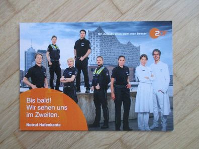 ZDF Notruf Hafenkante - Autogrammkarte ohne Unterschriften!!!