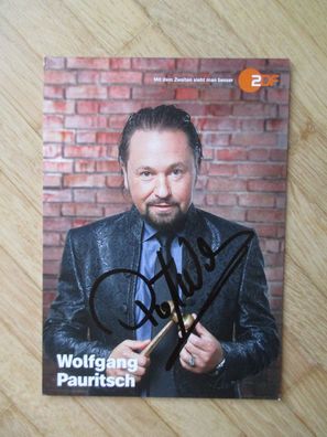 ZDF Bares für Rares - Wolfgang Pauritsch - handsigniertes Autogramm!