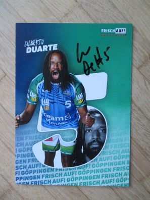 Handball Frisch Auf Göppingen Gilberto Duarte - handsigniertes Autogramm!!!